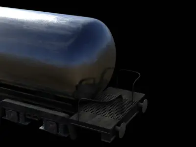 Train  wagon complete textures  and  material  model   Low-poly 3D model