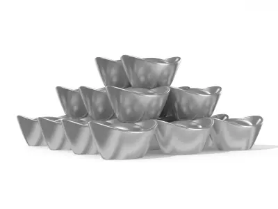 Silver Bar 3D model