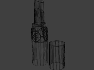 Lipstick Yves Saint Laurent - Rouge In Danger 3D model