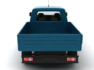volkswagen transporter pick up 3D model