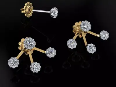 Earrings 10 3D print model