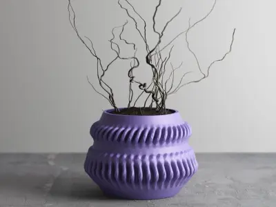 vase 3d print 488 3D print model