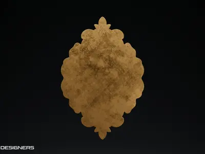 Antique Mirror 3D model