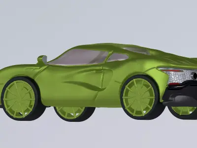 McLaren Artura 3D print file CAR 3D print model