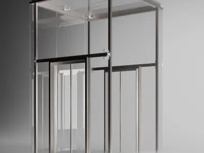 Glass Elevator 3D model