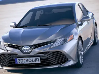 Toyota Camry SE Hybrid 2018 3D model