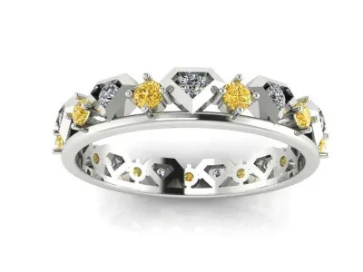 ring diamond 3D print model