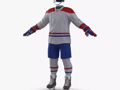 Hockey Equipment Generic 4 3D model