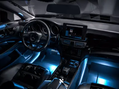 Mercedes Benz CLS 63s AMG - Fully Rigged Ready For Animation  3D model