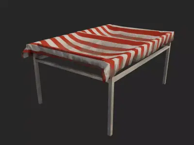 Awning - Tabernacle - Pavilion Low-poly 3D model