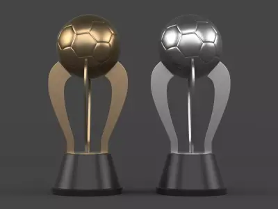 Trophy Cups 3D model 34