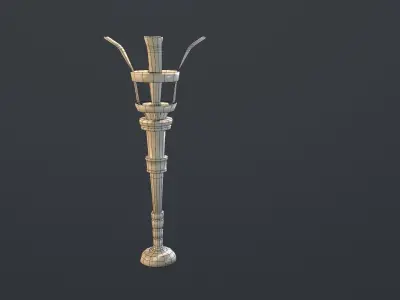 Medieval Torch 3D model