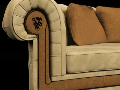 visionnaire jackpot arc sofa 3D model