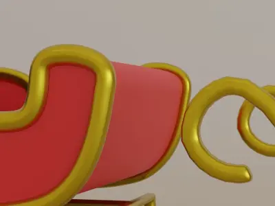 Christmas Sledge 3D model