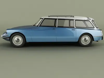Citroen DS 19 Break 3D model