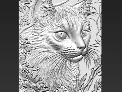 Cat A37 3D print model