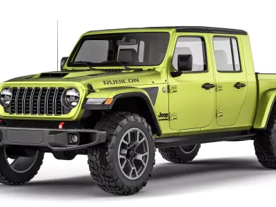 Jeep Gladiator Rubicon 2024 3D model