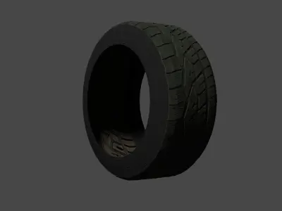 Nitto NT420V Tire Free low-poly 3D model