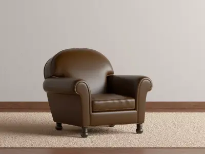 English Club Chair 3D model