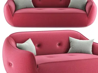 Egoitaliano BEBOP Sofa Low-poly 3D model