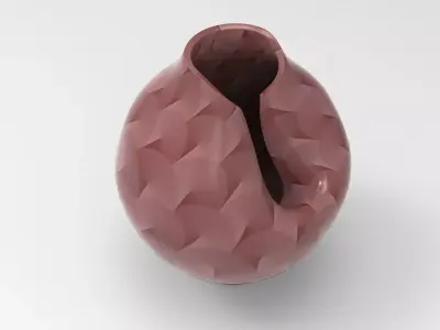Uhud Vase Low-poly 3D model