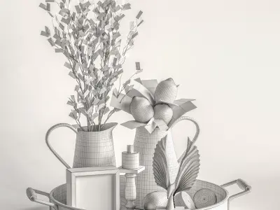 decorative set 66 3D model