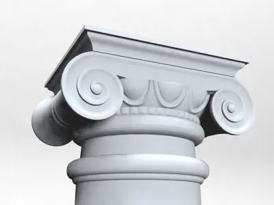 Columns Collection four 3D model