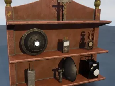 Uvlight 3D Model Low-poly 3D model