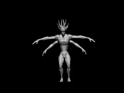 Gargola x-ray demon 3D model