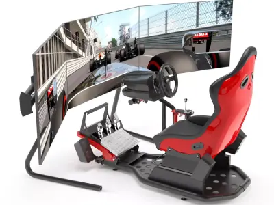 Racing Game Simulator 3D model