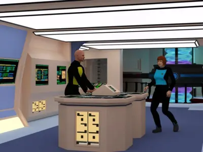 Starship Engineering Room 2 for DAZ Studio 3D model