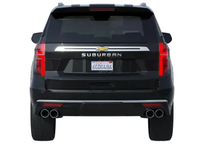 Chevrolet Suburban 2020 High Country 3D model