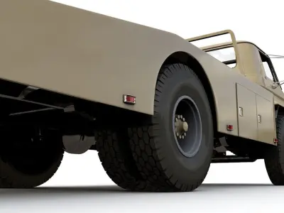 Dodge L700 Tow Truck 1964 3D model