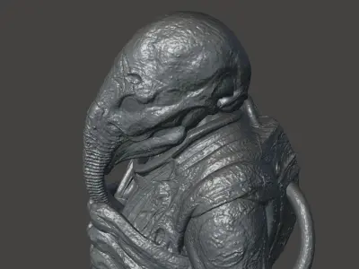 PROMETHEUS ENGINEER - COVENANT SPACE JOCKEY Aliens Fireteam STL 3D print model