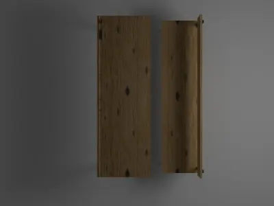 school desk Free low-poly 3D model