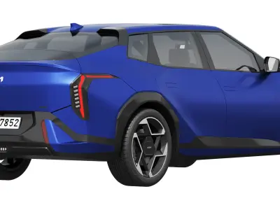 Kia EV4 GT-Line 2026 3D model