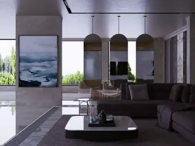 Interior - Livingroom - 160323 3D model