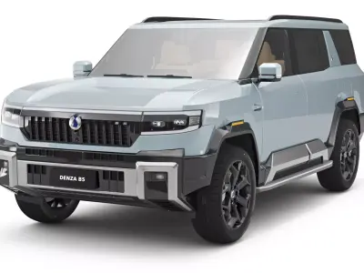 2026 BYD DENZA B8 with Interior 3D model