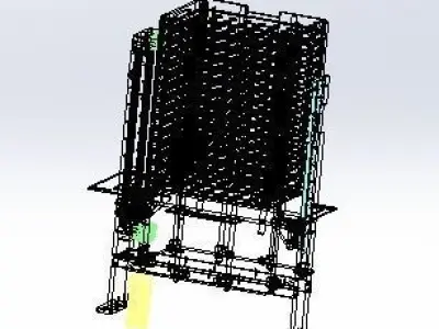 Tray - load and  unload equipment 3D model