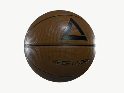 Basketball Low-poly 3D model get