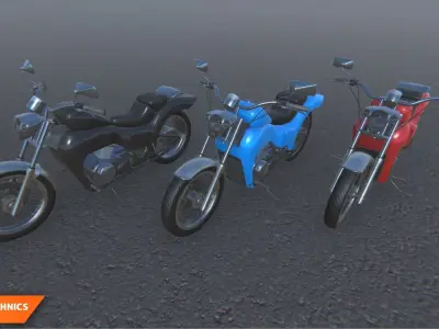 Mototechnics - vehicles big pack 3D model
