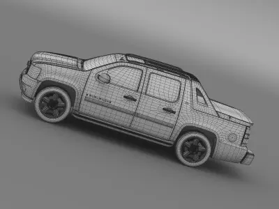 Chevrolet Avalanche LTZ 2010 3D model