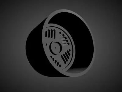 Fifteen52 Mullet scalable and Printable rim 3D print model