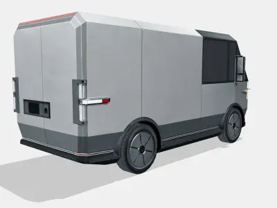 Canoo MPDV 2 2024 Low-poly 3D model