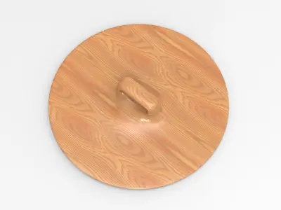 Pku Serving Board Low-poly 3D model