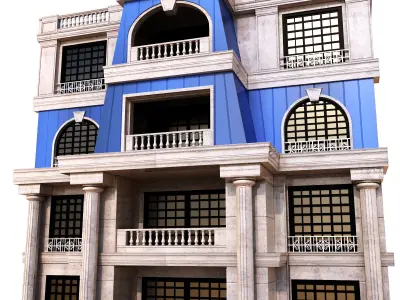 Luxury Building 5 3D model