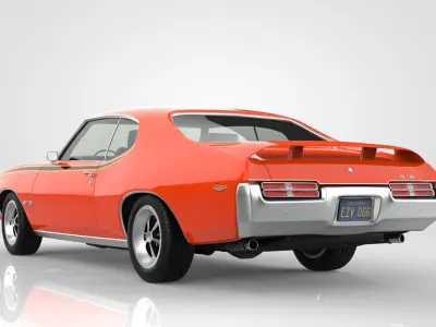 Pontiac GTO The Judge 1969 3D model