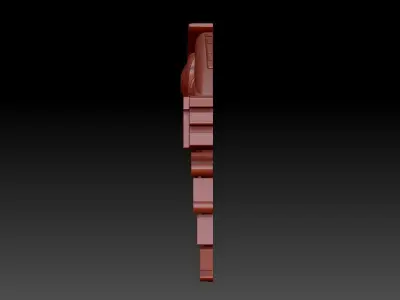 Fish   fisherman 3D print model