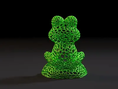 Garden Frog 3D print model