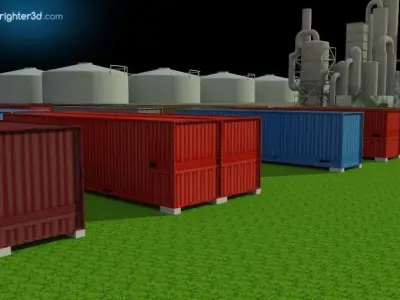 Industrial Area 3D model